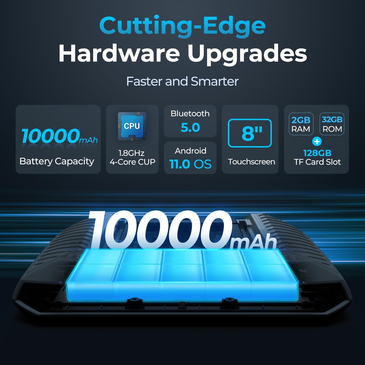 TOPDON OBD2 DiagnosegerÀt Bidirektionales Scan-Tool, ArtiDiag900 Lite Vollsystem-Auto diagnose mit Aktivem Test, 8 Reset-Diensten, Kabelloser OBD2-Autoscanner