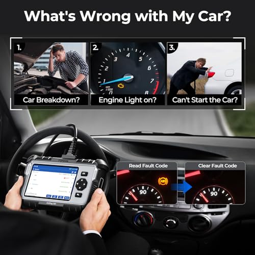 TOPDON ArtiDiag500 OBD2 Scanner, 4 Systems Car Diagnostic Tool, Oil/Throttle/SAS/TPMS/BMS/EPB Reset, Free Updates for Life, AutoVin