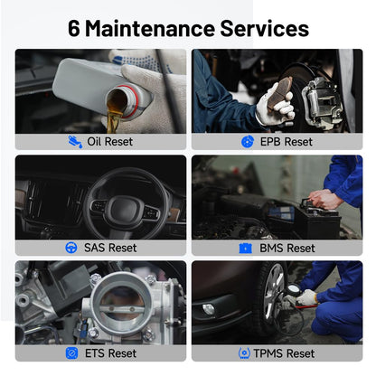 TOPDON ArtiDiag 500 OBD2 Diagnosegerät Auto,4 Systemdiagnose/6 Service Funktionen/10 OBD2 Funktionen/Auto VIN, KFZ Fehlerauslesegerät für Motor/ABS/SRS/Getriebe, lebenslang Software-Update