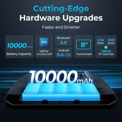 TOPDON OBD2 Diagnosegerät Bidirektionales Scan-Tool, ArtiDiag900 Lite Vollsystem-Auto diagnose mit Aktivem Test, 8 Reset-Diensten, Kabelloser OBD2-Autoscanner